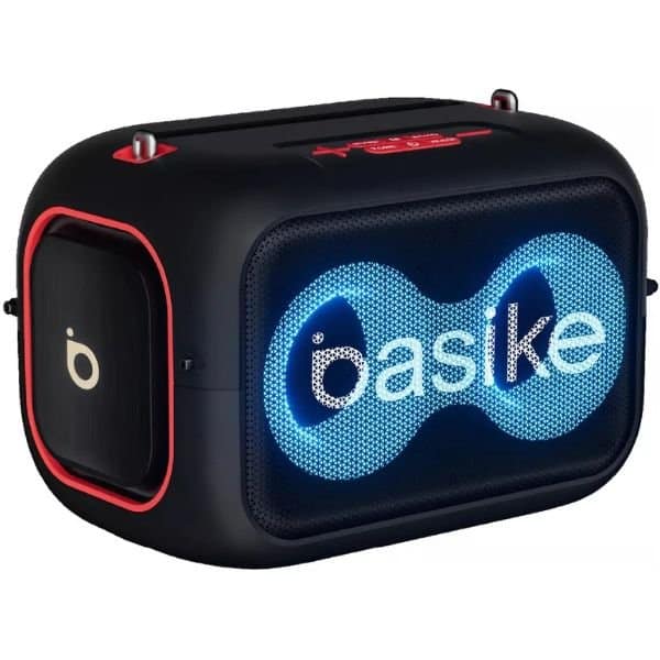 Imagem da caixa de som Bluetooth BA-RAD044 em destaque na tabela comparativa de produtos