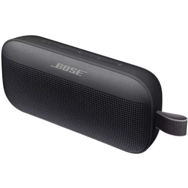 Imagem da caixa de som Bluetooth Bose SoundLink Flex no formato quadrado