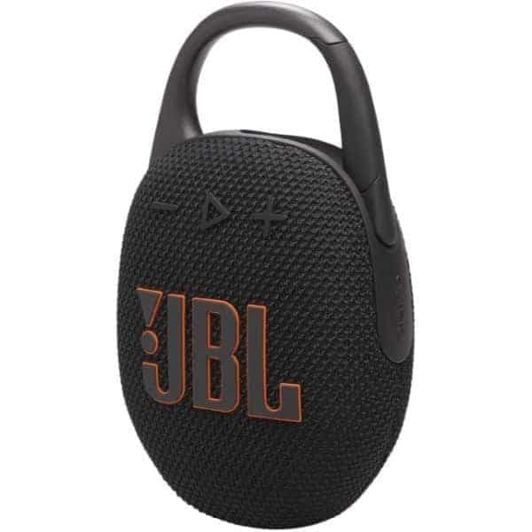 Imagem da caixa de som Bluetooth JBL Clip 5 no formato quadrado