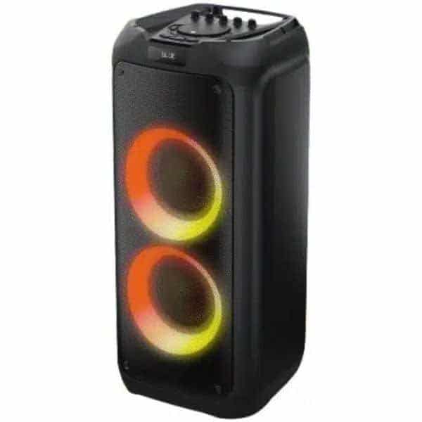 Imagem da caixa de som Bluetooth Philips TAX4209/78 no formato quadrado