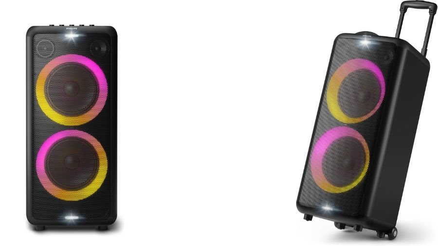 Imagem da caixa de som Bluetooth Philips TAX5208/78 no formato paisagem