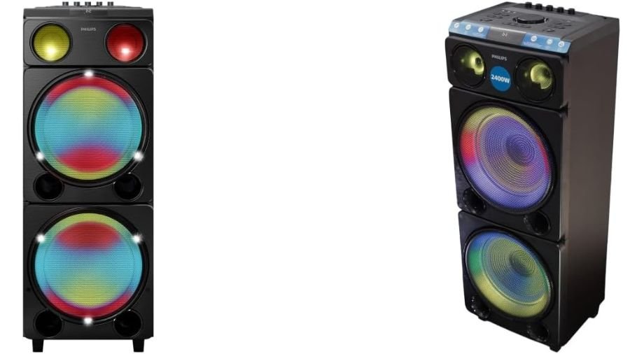 Imagem da caixa de som Bluetooth Philips TAX5509/78 no formato paisagem