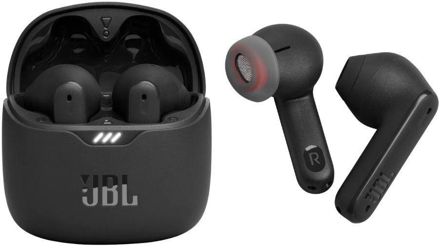 Imagem do fone de ouvido Bluetooth JBL Tune Flex no formato paisagem para visualização geral