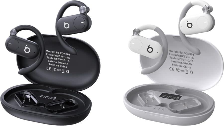 Imagem do fone de ouvido Bluetooth Basike BA-FON001 no formato paisagem para visualização geral